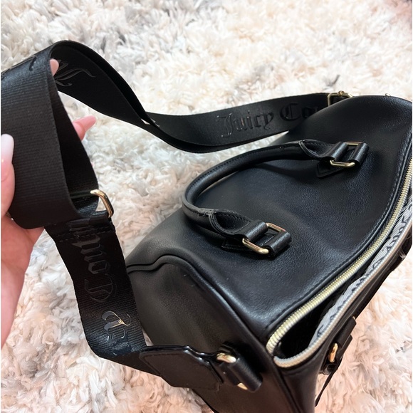 Juicy Couture Obsession Black Rhinestones Satchel NWT - Picture 5 of 8